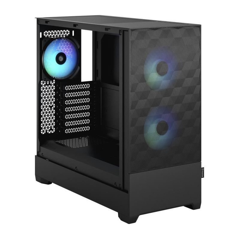 Boîtier PC - FRACTAL DESIGN - Pop Air RGB Black TG - Noir (FD-C-POR1A-06)