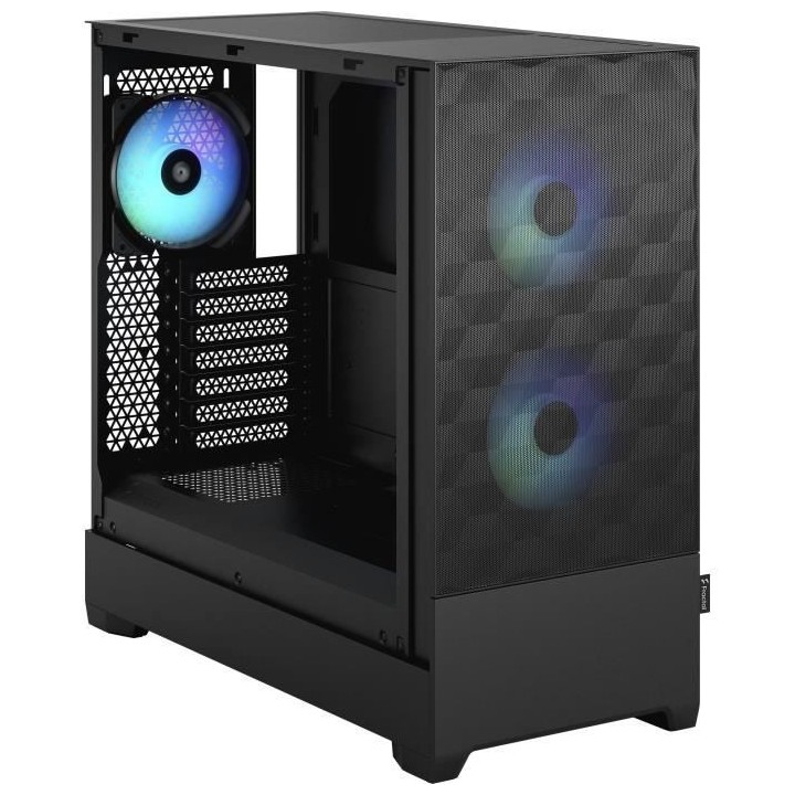 Boîtier PC - FRACTAL DESIGN - Pop Air RGB Black TG - Noir (FD-C-POR1A