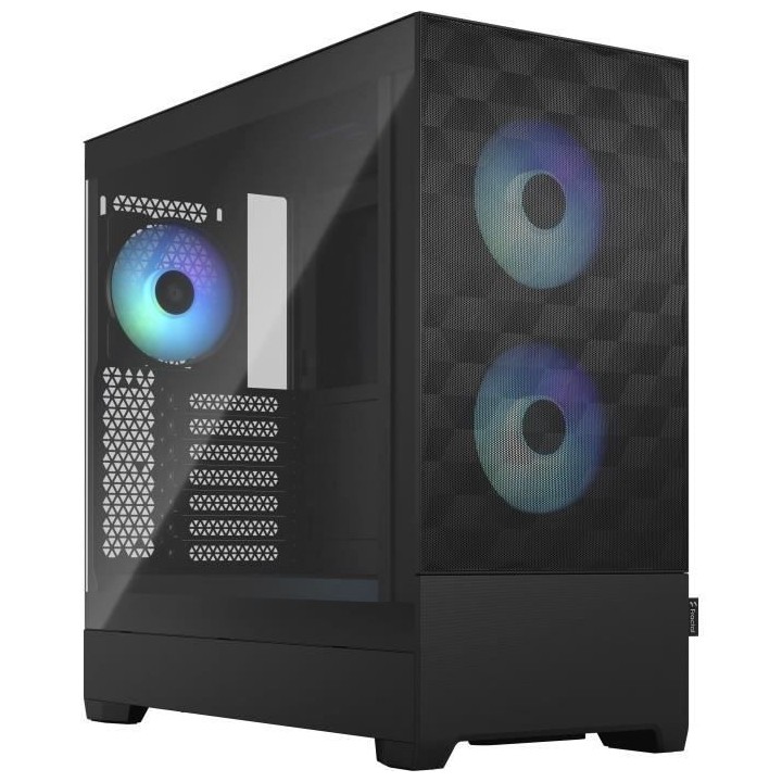 Boîtier PC - FRACTAL DESIGN - Pop Air RGB Black TG - Noir (FD-C-POR1A
