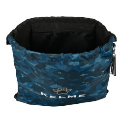 Sac à dos serré par des ficelles Kelme Break Noir Blue marine (35 x 40 x 1 cm)