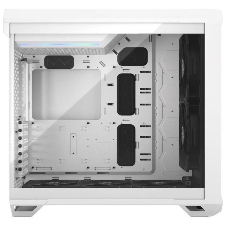 Boîtier PC - FRACTAL DESIGN - Torrent White TG Clear Tint - SSI-CEB -