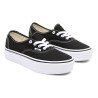 Baskets Casual pour Femme AUTHENTIC PLATFORM Vans VN0A3AV8BLK1 Noir