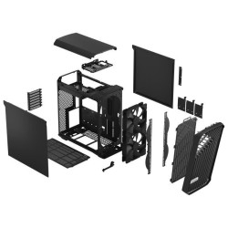 Boîtier PC - FRACTAL DESIGN - Torrent Compact Black Solid - Noir ( FD-C-TOR1C-04 )