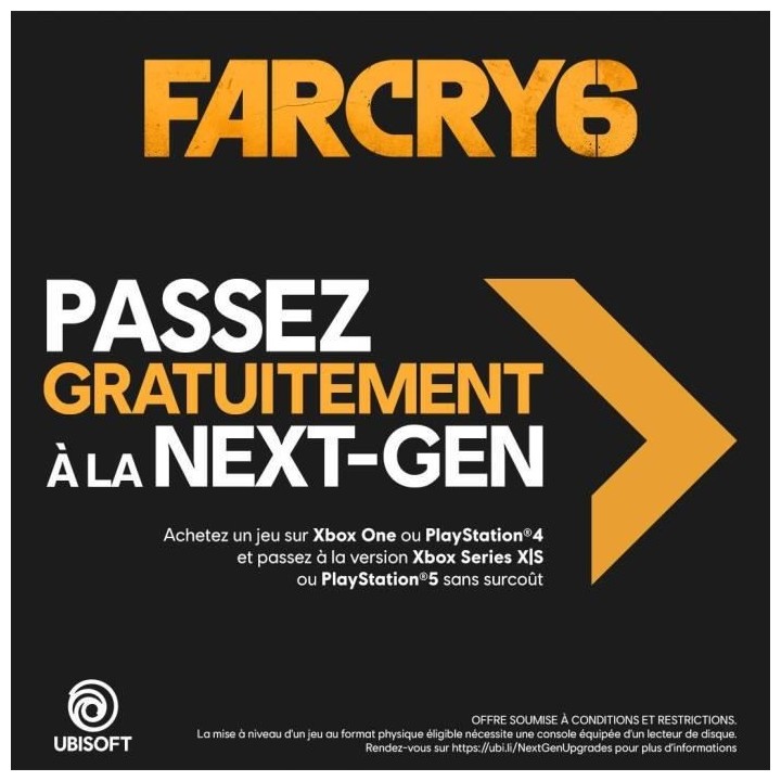 Far Cry 6 Edition Gold Jeu PS4