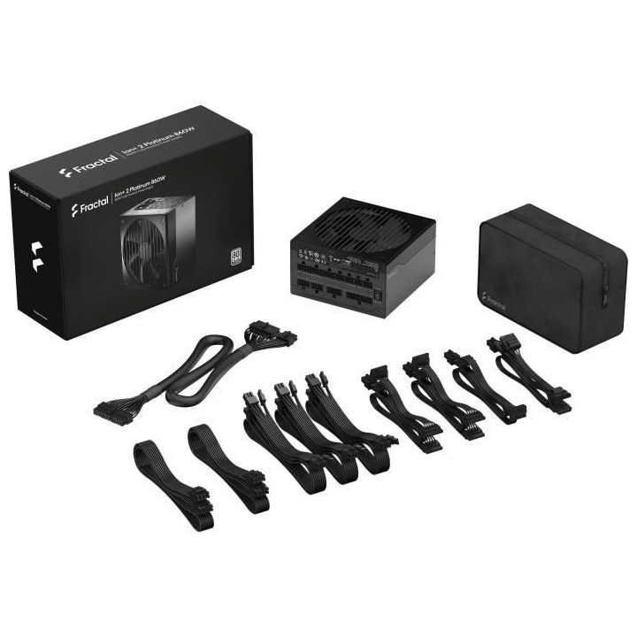 Alimentation PC - FRACTAL DESIGN - ION+ 2 Platinium - 860W (FD-P-IA2P-