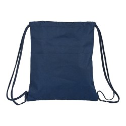 Sac à dos serré par des ficelles Harry Potter Magical Marron Blue marine (35 x 40 x 1 cm)