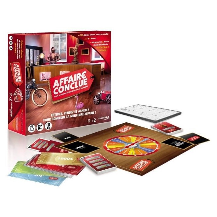 DUJARDIN - AFFAIRE CONCLUE - jeu de société
