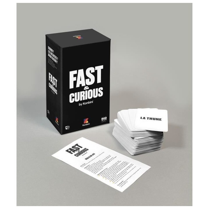 Fast and Curious by Konbini - jeu de société adulte - DUJARDIN