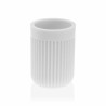 Support pour brosses à dents Versa STRIA Blanc Résine (7,3 x 10,3 x 7,3 cm)