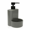 Distributeur de Liquide Vaisselle2 en 1 Versa Gris Céramique ABS