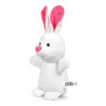 Jouet pour chien en peluche Gloria Ore 10 cm Lapin