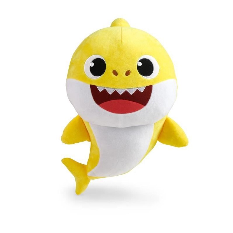 BABY SHARK PELUCHE MUSICALE 30 CM JAUNE