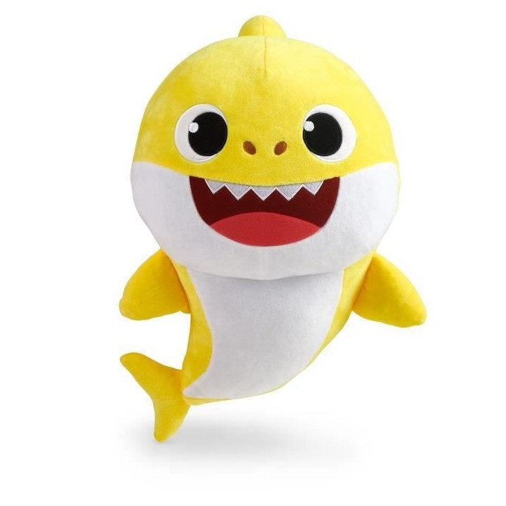 BABY SHARK PELUCHE MUSICALE 30 CM JAUNE