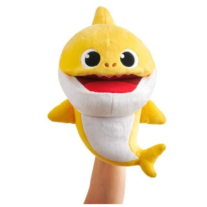 Baby Shark - Marionnette Musicale Jaune - 30 cm