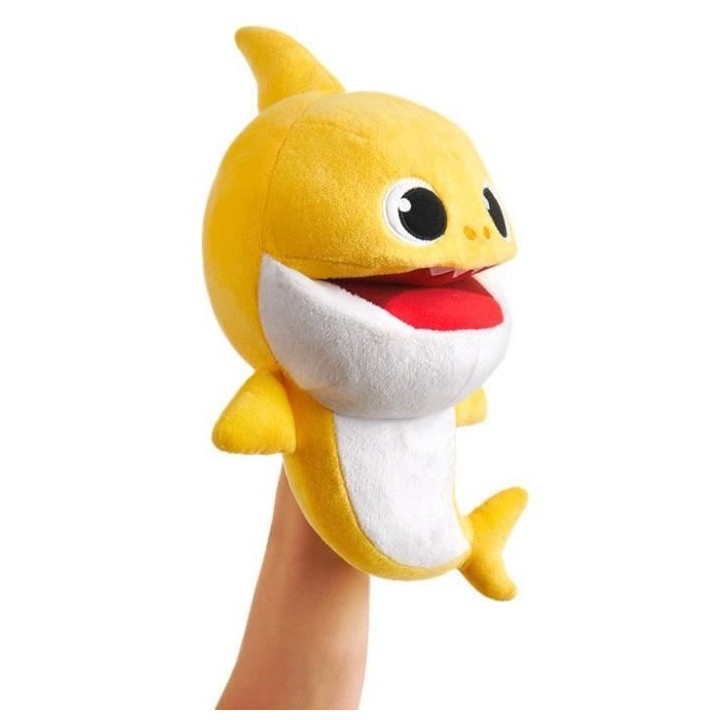 Baby Shark - Marionnette Musicale Jaune - 30 cm