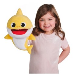 Baby Shark - Marionnette Musicale Jaune - 30 cm