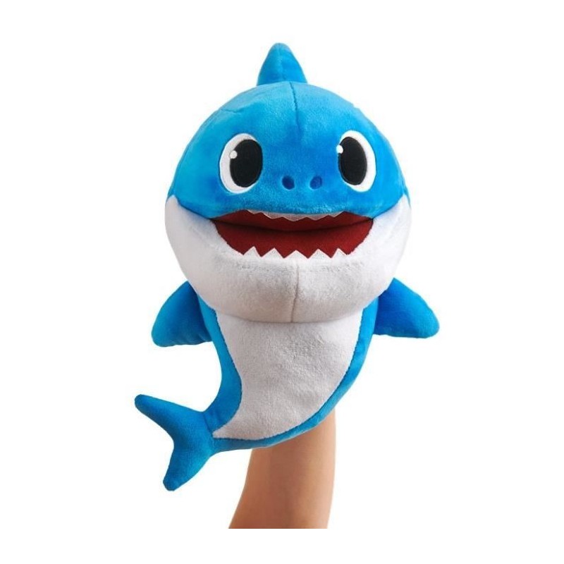 Baby Shark - Marionnette Musicale Bleue - 30 cm