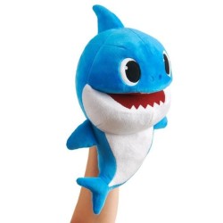 Baby Shark - Marionnette Musicale Bleue - 30 cm