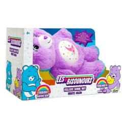 Bisounours - Veilleuse et Peluche Violette 40 cm