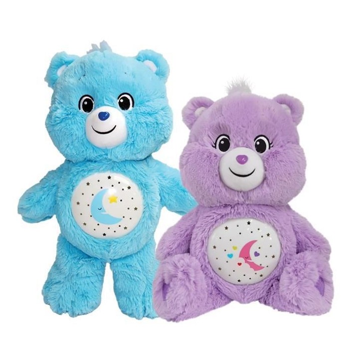 Bisounours - Veilleuse et Peluche Violette 40 cm