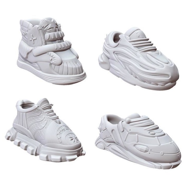 Sneak'Artz Shoebox Série 2 - 4 Baskets a customiser - Boîte Deluxe