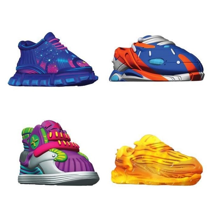 Sneak'Artz Shoebox Série 2 - 4 Baskets a customiser - Boîte Deluxe