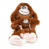 Jouet pour chien en peluche Gloria Mizaru 11 x 44 x 45 cm Singe Marron