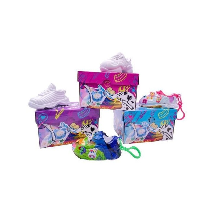 Sneak'Artz Shoebox Série 2 - 1 Basket a customiser - Boîte Violette