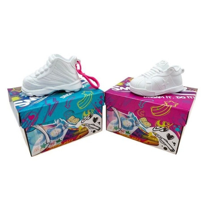 Sneak'Artz Shoebox Série 2 - 2 Baskets a customiser - Boîtes Fuschia