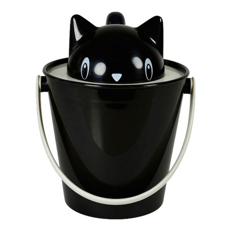 Seau de conteneur United Pets Chat 20 cm Noir