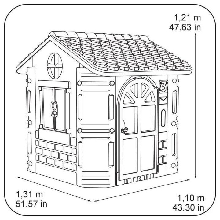 Maison pour enfant La maison Feber - plastique anti-UV - FEBER
