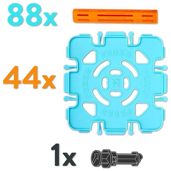 Build on jeux de construction - FEBER - 44 panneaux a assembler