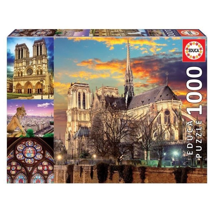 EDUCA - Puzzle - 1000 COLLAGE DE NOTRE-DAME