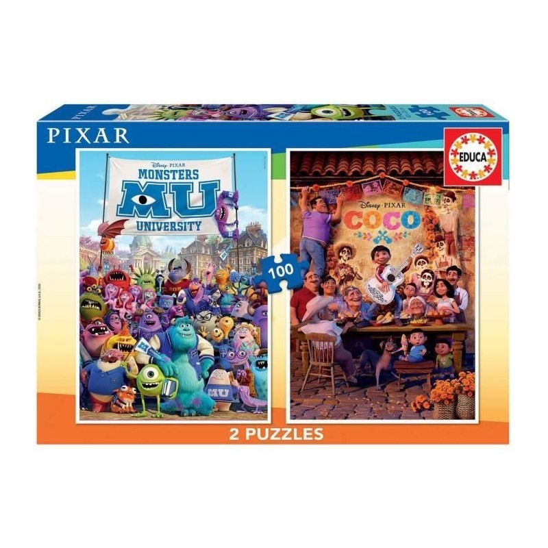 EDUCA - Puzzle - 2X100 PIXAR