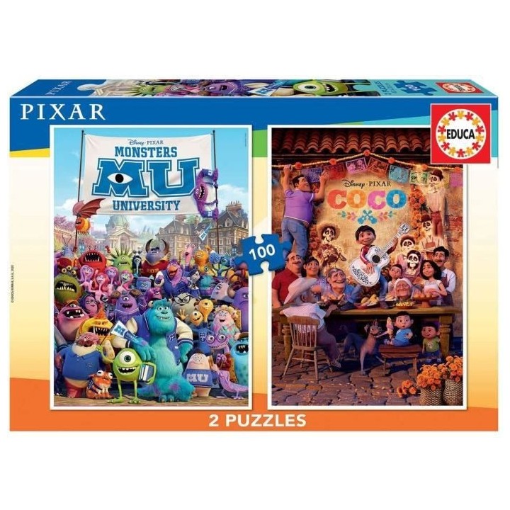 EDUCA - Puzzle - 2X100 PIXAR