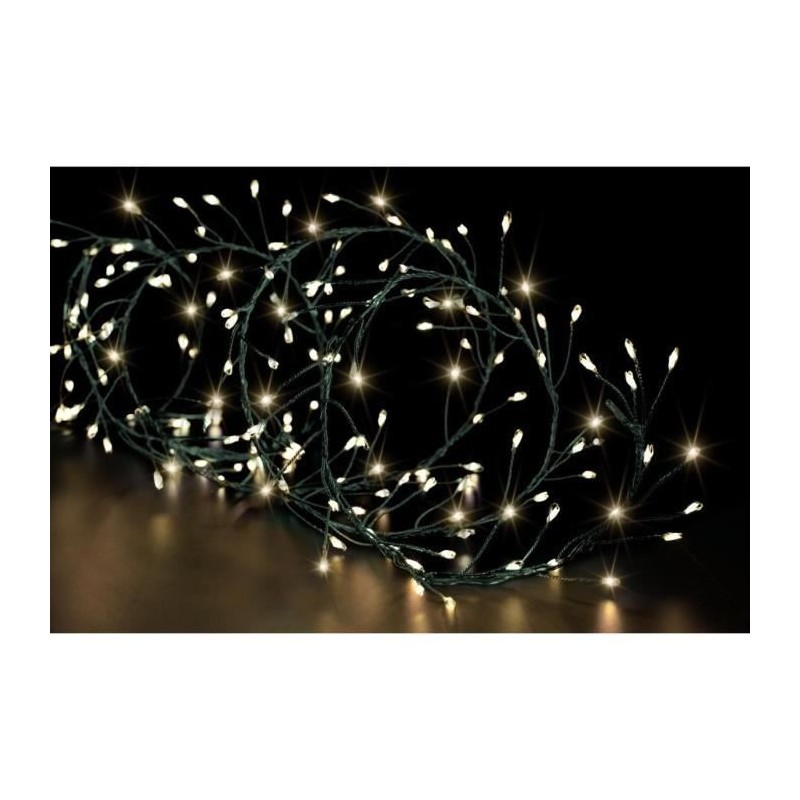 FEERIC LIGHTS & CHRISTMAS BOA extérieur Copper - 400 LED - Fil vert - 5m