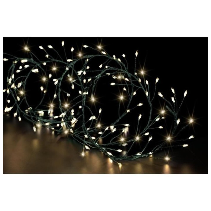 FEERIC LIGHTS & CHRISTMAS BOA extérieur Copper - 400 LED - Fil vert -