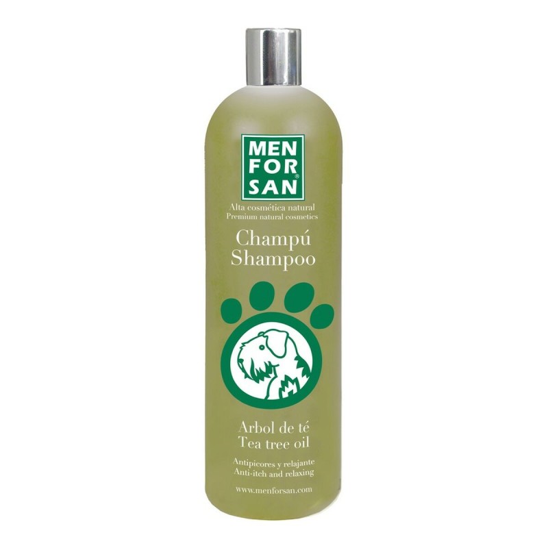 Shampooing Menforsan Chien Arbre à thé 1 L Caramel