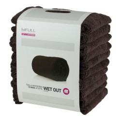 Serviette en Microfibre Bifull Wetout Animaux de compagnie Marron 73 x 40 cm (10 uds)