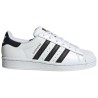 Chaussures casual enfant SUPERSTAR CF C  Adidas FU7714 Blanc