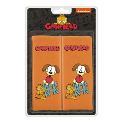 Coussinets de ceinture de sécurité GAR101 Orange Garfield