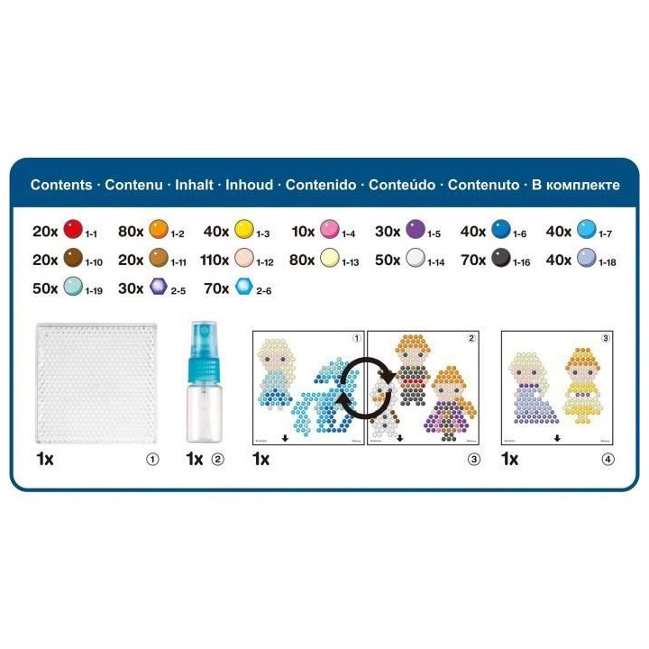 AQUABEADS - Le kit La reine des neiges 2