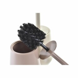 Brosse de salle de wc DKD Home Decor Marron Beige polystyrène 12 x 12 x 34,5 cm (2 Unités)