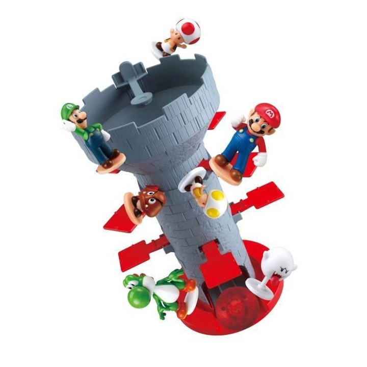 SUPER MARIO Blow Up! Shaky tower - Jeu de société - EPOCH - 7356
