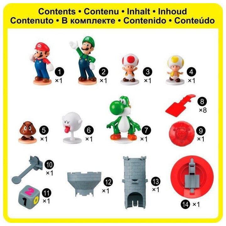 SUPER MARIO Blow Up! Shaky tower - Jeu de société - EPOCH - 7356