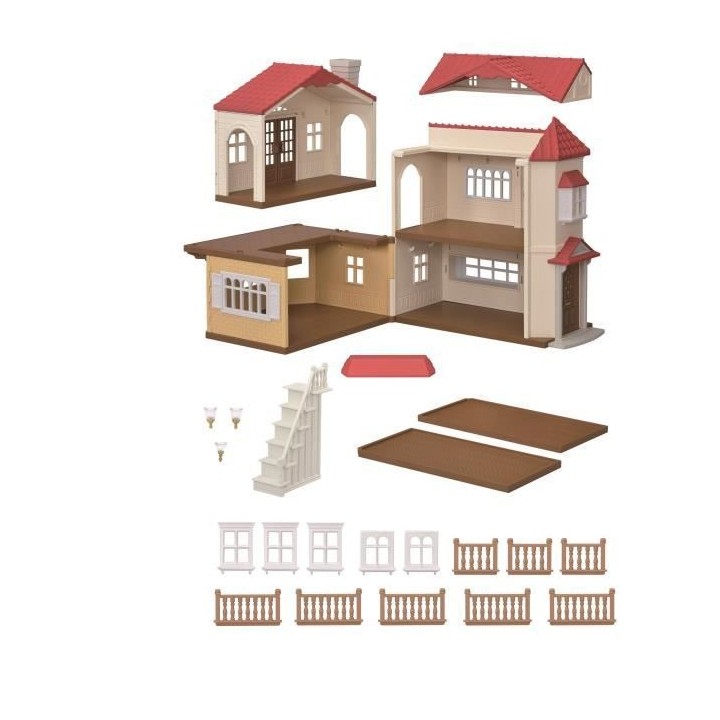 SYLVANIAN FAMILIES - 5302 - La grande maison de village - Le village