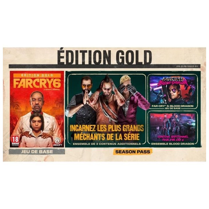 Far Cry 6 Édition GOLD Jeu PS5