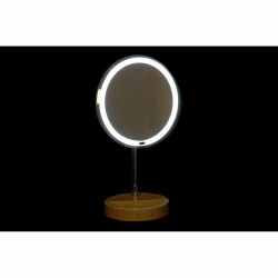 Miroir Grossissant avec LED DKD Home Decor Argenté 20 x 14 x 34 cm