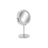 Miroir Grossissant avec LED DKD Home Decor 21,5 x 13,5 x 32,5 cm Argenté Métal