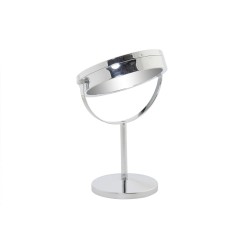 Miroir Grossissant avec LED DKD Home Decor 21,5 x 13,5 x 32,5 cm Argenté Métal